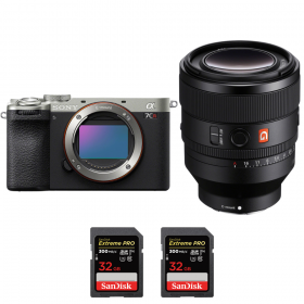 Sony A7CR Silver + FE 50mm f/1.2 GM + 2 SanDisk 32GB Extreme PRO UHS-II SDXC 300 MB/s-2