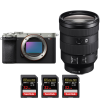 Sony A7CR Plata + FE 24-105mm f/4 G OSS + 3 SanDisk 32GB Extreme PRO UHS-II SDXC 300 MB/s-2