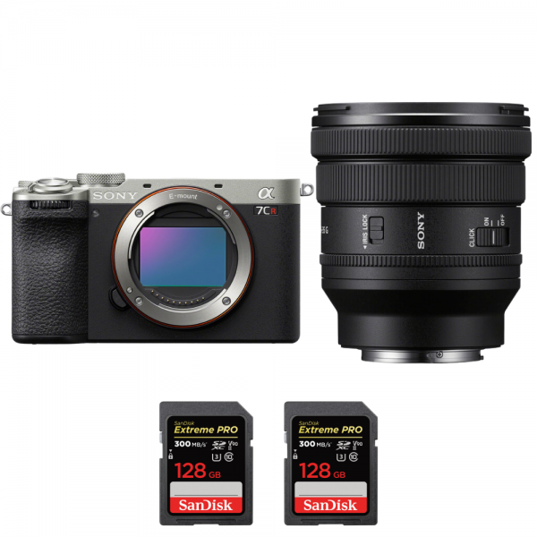Sony A7CR Silver + FE PZ 16-35mm f/4 G + 2 SanDisk 128GB Extreme PRO UHS-II SDXC 300 MB/s-2