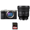 Sony A7CR Silver + FE PZ 16-35mm f/4 G + 1 SanDisk 256GB Extreme PRO UHS-II SDXC 300 MB/s-2