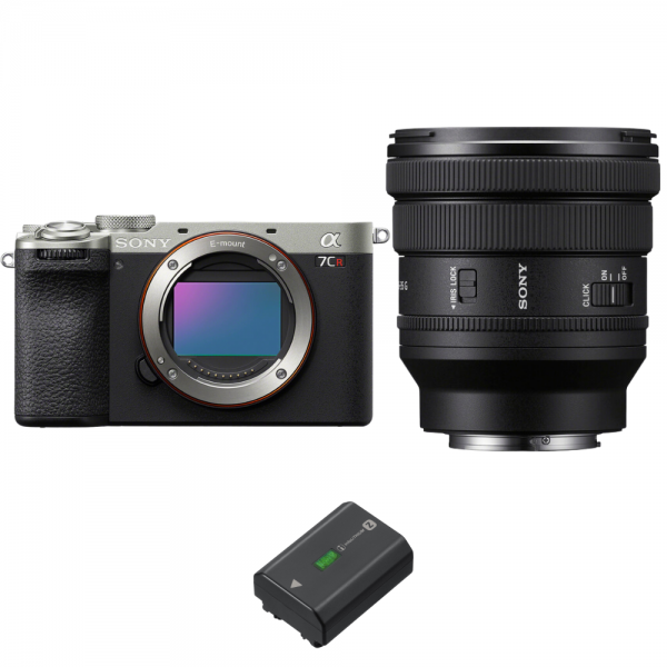 Sony A7CR Silver + FE PZ 16-35mm f/4 G + 1 Sony NP-FZ100-2