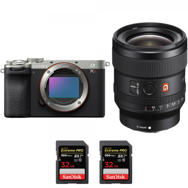 Sony A7CR Plata + FE 24mm f/1.4 GM + 2 SanDisk 32GB Extreme PRO UHS-II SDXC 300 MB/s-2