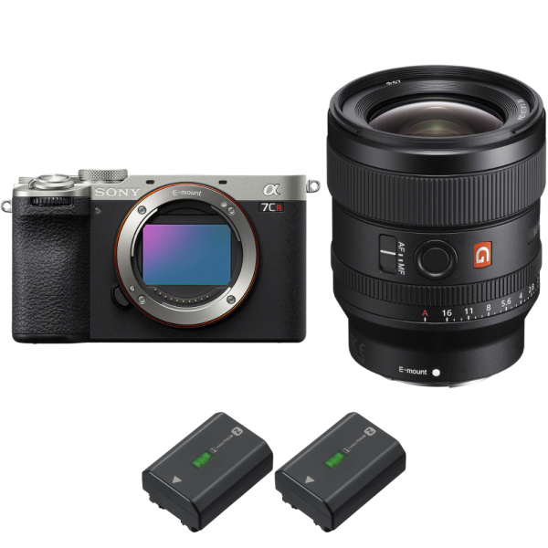 Sony A7CR Plata + FE 24mm f/1.4 GM + 2 Sony NP-FZ100-2
