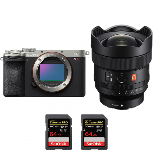 Sony A7CR Silver + FE 14mm f/1.8 GM + 2 SanDisk 64GB Extreme PRO UHS-II SDXC 300 MB/s-2