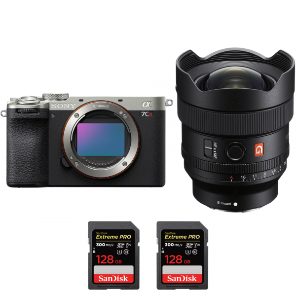 Sony A7CR Silver + FE 14mm f/1.8 GM + 2 SanDisk 128GB Extreme PRO UHS-II SDXC 300 MB/s-2