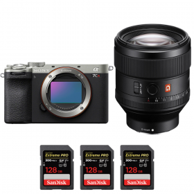 Sony A7CR Silver + FE 85mm f/1.4 GM + 3 SanDisk 128GB Extreme PRO UHS-II SDXC 300 MB/s-2