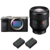 Sony A7CR Silver + FE 85mm f/1.4 GM + 2 Sony NP-FZ100-2
