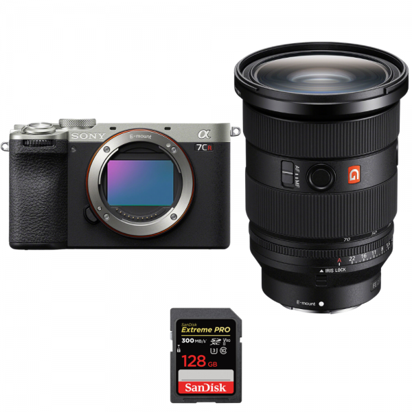 Sony A7CR Silver + FE 24-70mm f/2.8 GM II + 1 SanDisk 128GB Extreme PRO UHS-II SDXC 300 MB/s-2
