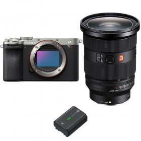 Sony A7CR Plata + FE 24-70mm f/2.8 GM II + 1 Sony NP-FZ100-2