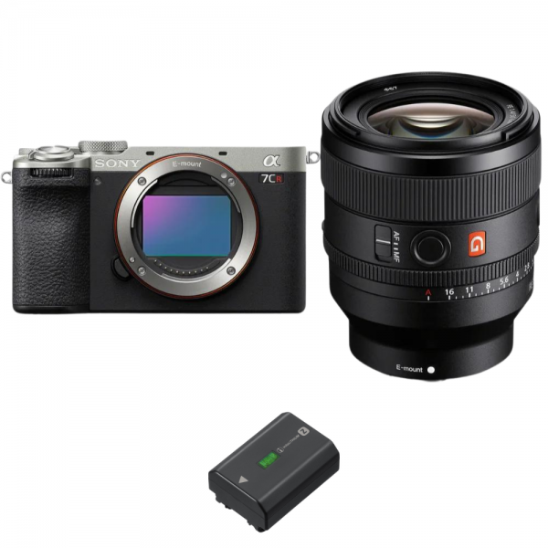 Sony A7CR Silver + FE 50mm f/1.4 GM + 1 Sony NP-FZ100-2