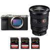 Sony A7CR Silver + FE 16-35mm f/2.8 GM II + 3 SanDisk 64GB Extreme PRO UHS-II SDXC 300 MB/s-2