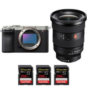 Sony A7CR Silver + FE 16-35mm f/2.8 GM II + 3 SanDisk 256GB Extreme PRO UHS-II SDXC 300 MB/s-2