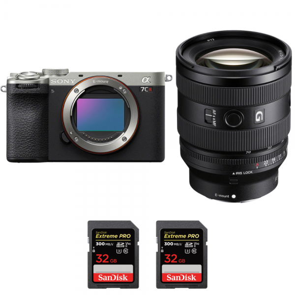 Sony A7CR Silver + FE 20-70mm f/4 G + 2 SanDisk 32GB Extreme PRO UHS-II SDXC 300 MB/s-2