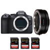 Canon EOS R6 Mark II + EF-EOS R + 3 SanDisk 64GB Extreme PRO UHS-II SDXC 300 MB/s-2