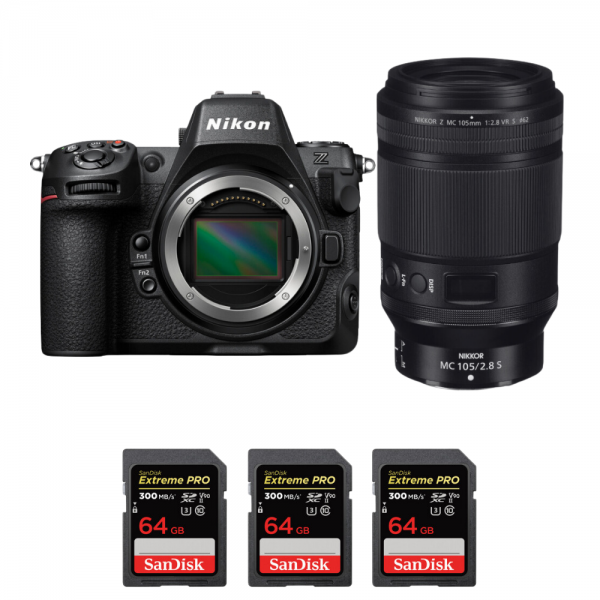 Nikon Z8 + Z MC 105mm f/2.8 VR S Macro + 3 SanDisk 64GB Extreme PRO UHS-II SDXC 300 MB/s-2