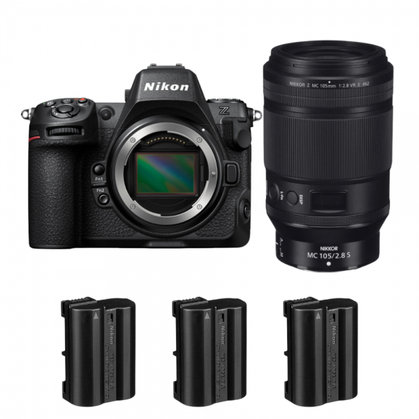 Nikon Z8 + Z MC 105mm f/2.8 VR S Macro + 3 Nikon EN-EL15c-2