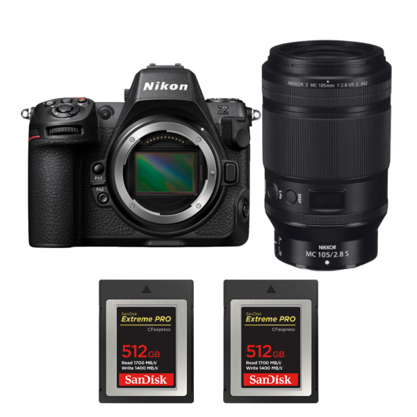 Nikon Z8 + Z MC 105mm f/2.8 VR S Macro + 2 SanDisk 512GB Extreme PRO CFexpress Type B-2
