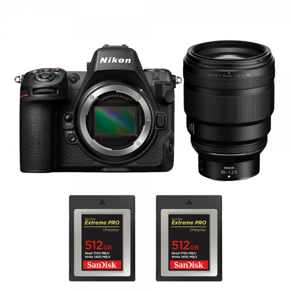 Nikon Z8 + Z 85mm f/1.2 S + 2 SanDisk 512GB Extreme PRO CFexpress Type B-2