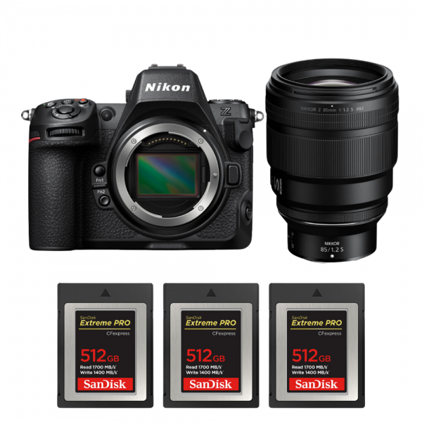 Nikon Z8 + Z 85mm f/1.2 S + 3 SanDisk 512GB Extreme PRO CFexpress Type B-2