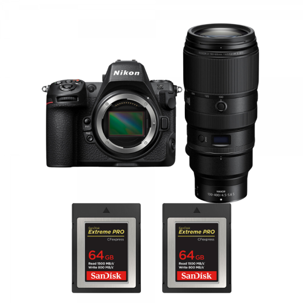 Nikon Z8 + Z 100-400mm f/4.5-5.6 VR S + 2 SanDisk 64GB Extreme PRO CFexpress Type B-2