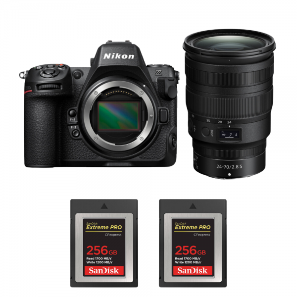 Nikon Z8 + Z 24-70mm f/2.8 S + 2 SanDisk 256GB Extreme PRO CFexpress Type B-2
