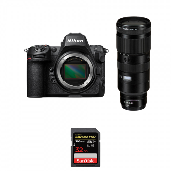 Nikon Z8 + Z 70-200mm f/2.8 VR S + 1 SanDisk 32GB Extreme PRO UHS-II SDXC 300 MB/s-2