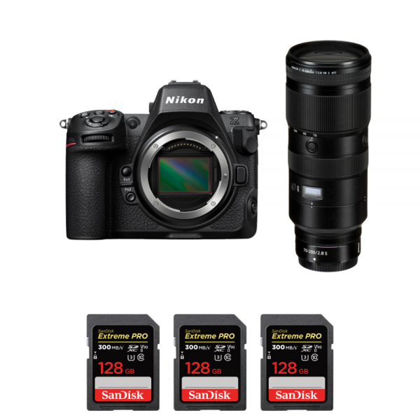 Nikon Z8 + Z 70-200mm f/2.8 VR S + 3 SanDisk 128GB Extreme PRO UHS-II SDXC 300 MB/s-2