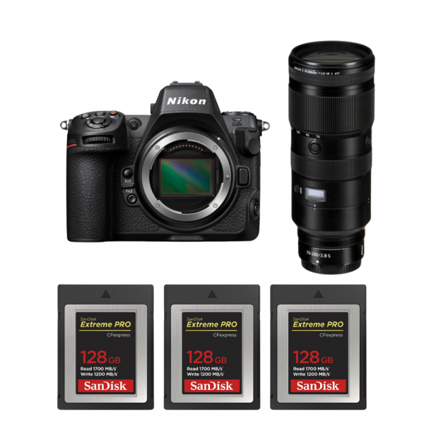 Nikon Z8 + Z 70-200mm f/2.8 VR S + 3 SanDisk 128GB Extreme PRO CFexpress Type B-2