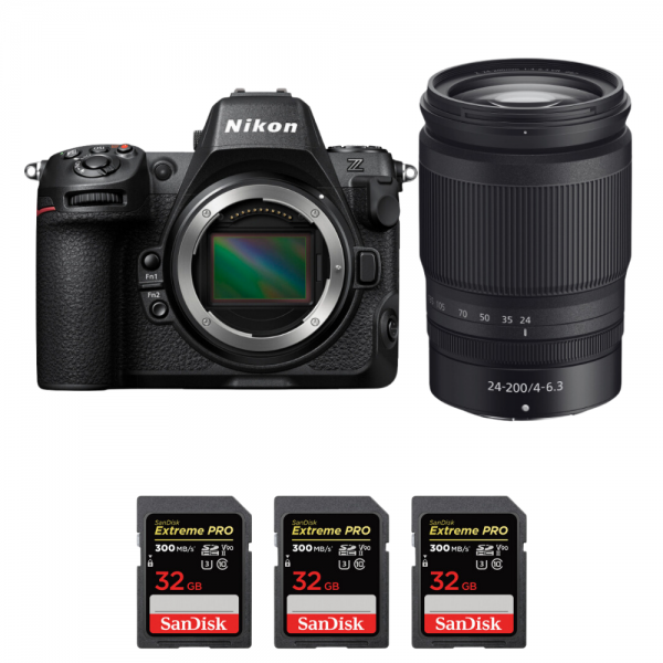 Nikon Z8 + Z 24-200mm f/4-6.3 VR + 3 SanDisk 32GB Extreme PRO UHS-II SDXC 300 MB/s-2