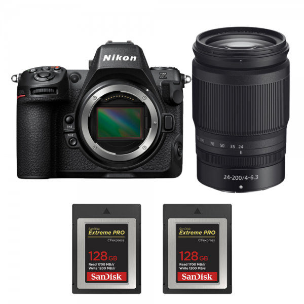Nikon Z8 + Z 24-200mm f/4-6.3 VR + 2 SanDisk 128GB Extreme PRO CFexpress Type B-2