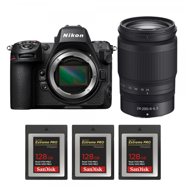 Nikon Z8 + Z 24-200mm f/4-6.3 VR + 3 SanDisk 128GB Extreme PRO CFexpress Type B-2