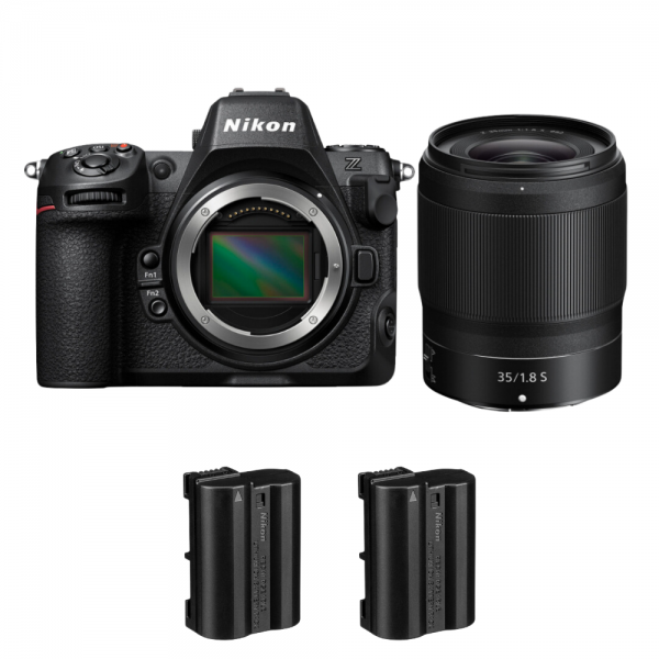 Nikon Z8 + Z 35mm f/1.8 S + 2 Nikon EN-EL15c-2