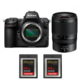 Nikon Z8 + Z 17-28mm f/2.8 + 2 SanDisk 64GB Extreme PRO CFexpress Type B-2