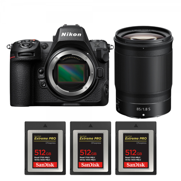 Nikon Z8 + Z 85mm f/1.8 S + 3 SanDisk 512GB Extreme PRO CFexpress Type B-2