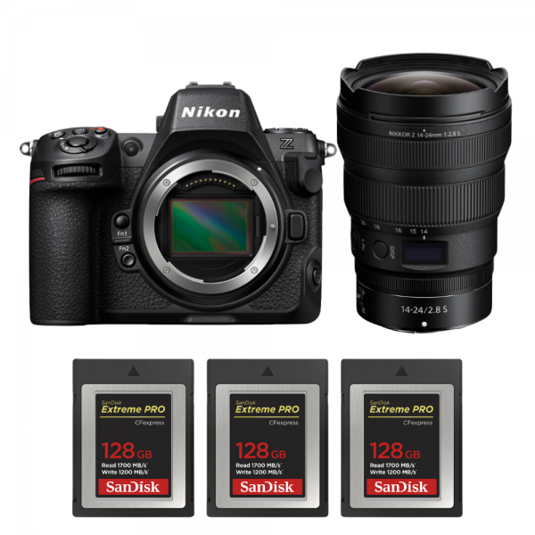 Nikon Z8 + Z 14-24mm f/2.8 S + 3 SanDisk 128GB Extreme PRO CFexpress Type B-2