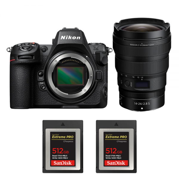 Nikon Z8 + Z 14-24mm f/2.8 S + 2 SanDisk 512GB Extreme PRO CFexpress Type B-2