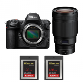 Nikon Z8 + Z 50mm f/1.2 S + 2 SanDisk 128GB Extreme PRO CFexpress Type B-2