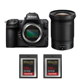 Nikon Z8 + Z 20mm f/1.8 S + 2 SanDisk 128GB Extreme PRO CFexpress Type B-2