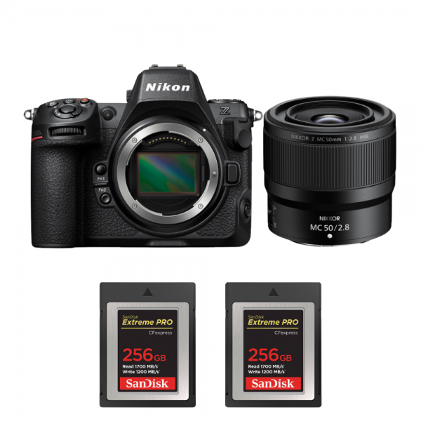Nikon Z8 + Z MC 50mm f/2.8 Macro + 2 SanDisk 256GB Extreme PRO CFexpress Type B-2