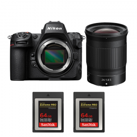 Nikon Z8 + Z 24mm f/1.8 S + 2 SanDisk 64GB Extreme PRO CFexpress Type B-2