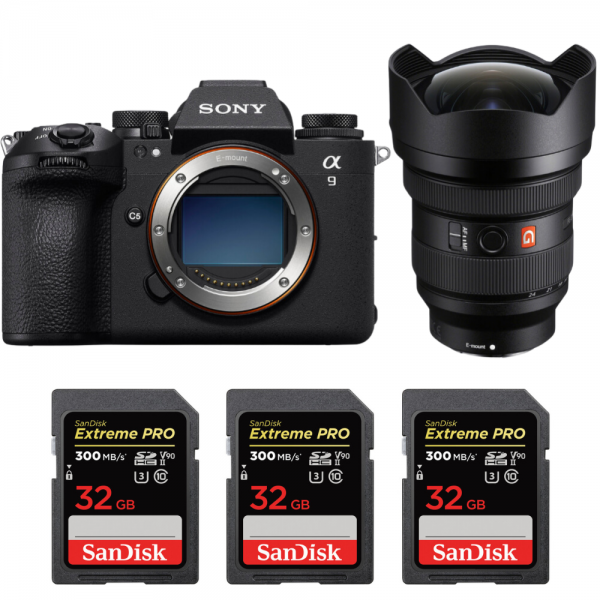 Sony A9 III + FE 12-24mm f/2.8 GM + 3 SanDisk 32GB Extreme PRO UHS-II SDXC 300 MB/s-1