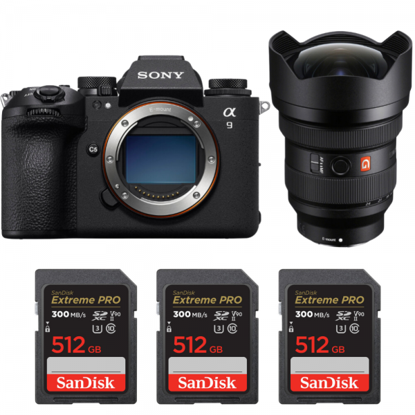 Sony A9 III + FE 12-24mm f/2.8 GM + 3 SanDisk 512GB Extreme PRO UHS-II SDXC 300 MB/s-1