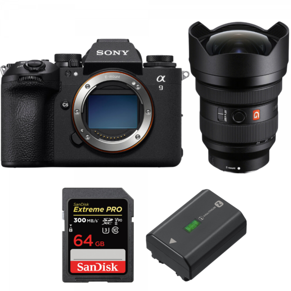 Sony A9 III + FE 12-24mm f/2.8 GM + 1 SanDisk 64GB Extreme PRO UHS-II SDXC 300 MB/s + 1 Sony NP-FZ100-1