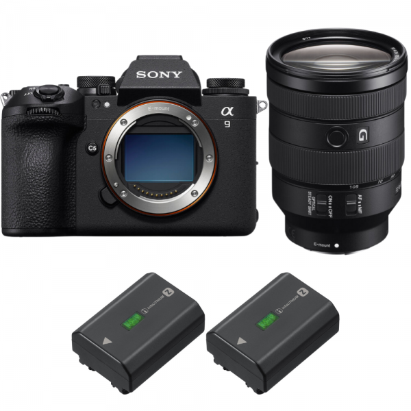 Sony A9 III + FE 24-105mm f/4 G OSS + 2 Sony NP-FZ100-1