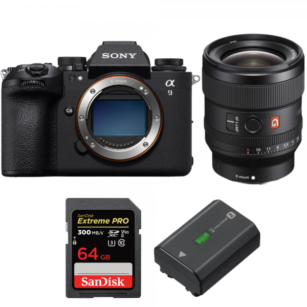 Sony A9 III + FE 24mm f/1.4 GM + 1 SanDisk 64GB Extreme PRO UHS-II SDXC 300 MB/s + 1 Sony NP-FZ100-1