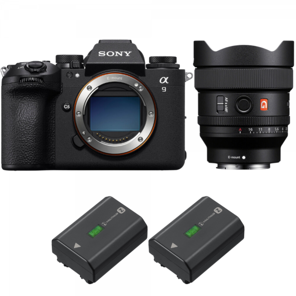 Sony A9 III + FE 14mm f/1.8 GM + 2 Sony NP-FZ100-1