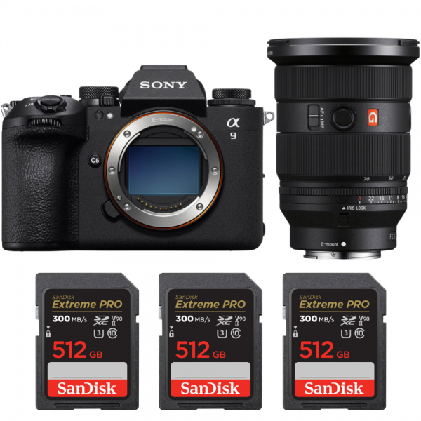 Sony A9 III + FE 24-70mm f/2.8 GM II + 3 SanDisk 512GB Extreme PRO UHS-II SDXC 300 MB/s-1