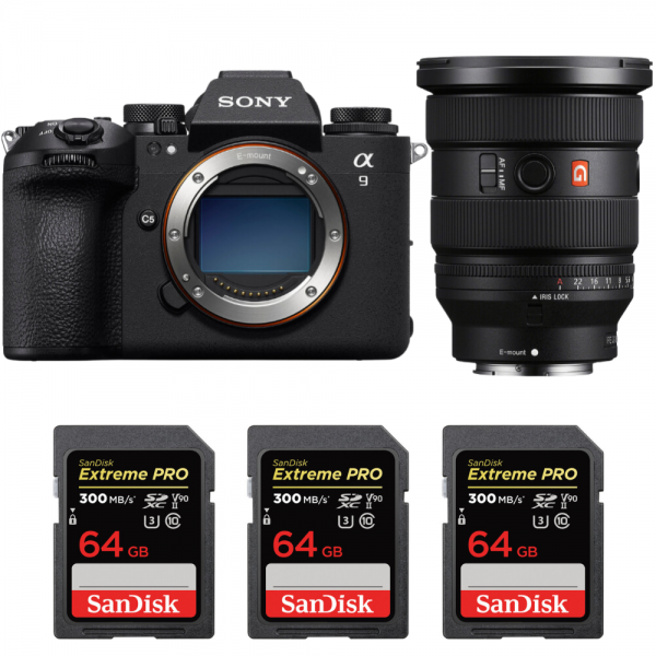 Sony A9 III + FE 16-35mm f/2.8 GM II + 3 SanDisk 64GB Extreme PRO UHS-II SDXC 300 MB/s-1