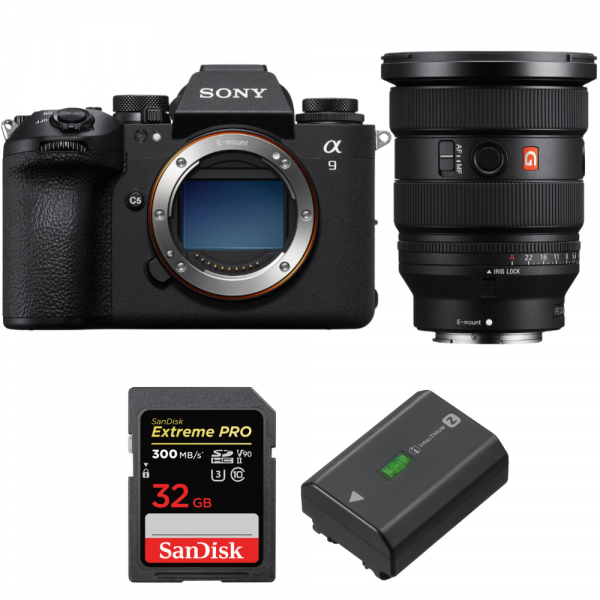 Sony A9 III + FE 16-35mm f/2.8 GM II + 1 SanDisk 32GB Extreme PRO UHS-II SDXC 300 MB/s + 1 Sony NP-FZ100-1