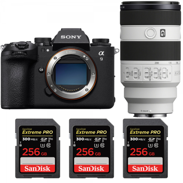 Sony A9 III + FE 70-200mm f/4 Macro G OSS II + 3 SanDisk 256GB Extreme PRO UHS-II SDXC 300 MB/s-1